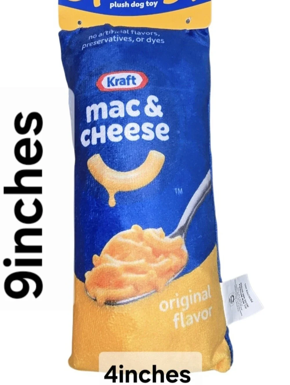 Mac & Cheese Plush Toy - Blue & Yellow Dogs Stuffed Toy